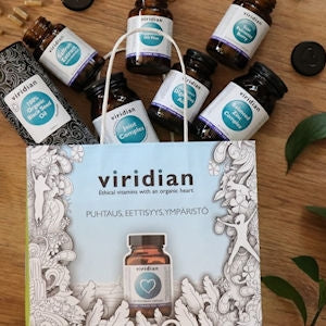 Mitä ostamasi ravintolisä sisältää? Tutustu laadukkaaseen Viridian-sarjaan