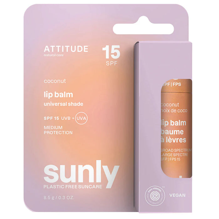 Huulivoide, kookos SPF 15 8,5g Attitude