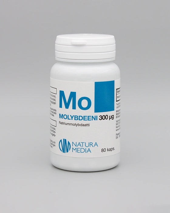 Molybdeeni 300µg 80 kaps - Natura Media