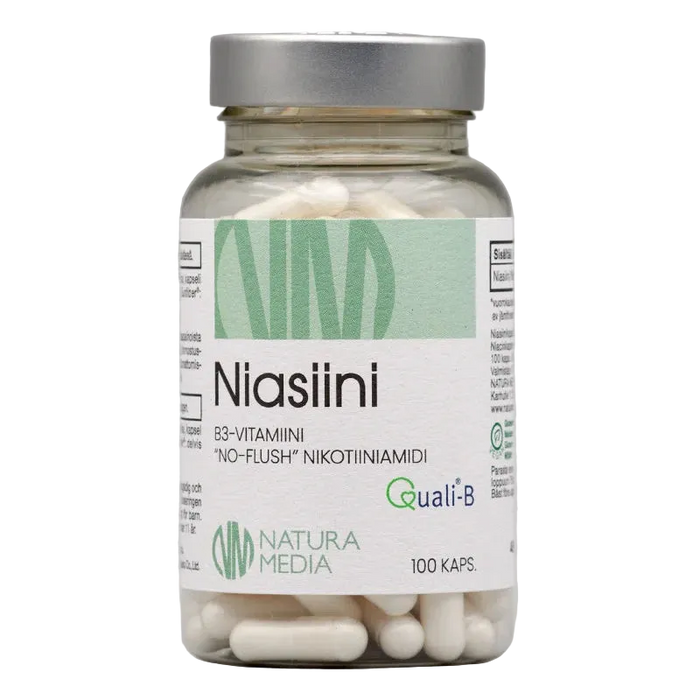 Niasiini B3 "No-flush" 100kaps -Natura Media