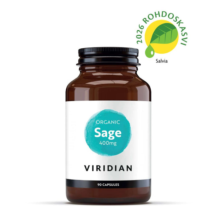 Viridian Luomu salvia 400 mg 90 kaps
