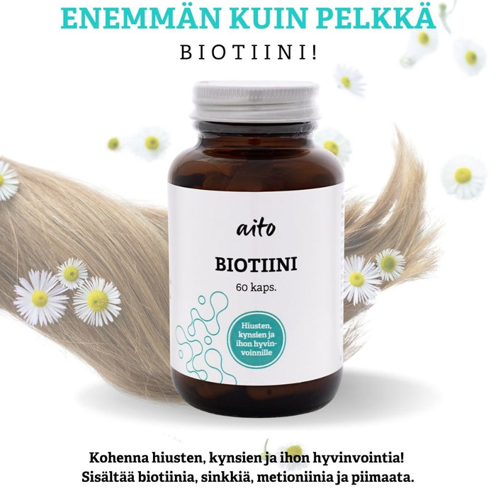 Aito Biotiini Plus 60 kaps