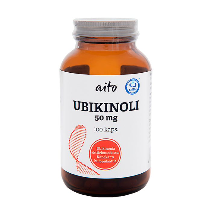 Ubikinoni eli koentsyymi Q10 on rasvaliukoinen vitamiininkaltainen aine, joka on välttämätön solujen energiantuotannossa. Ubikinoni toimii soluissa myös antioksidanttina estäen hapettumisreaktioita. Ubikinonia suositellaan myös erityisesti statiinien käyttäjille, diabeetikoille, urheilijoille, väsyneille sekä toipilaille.