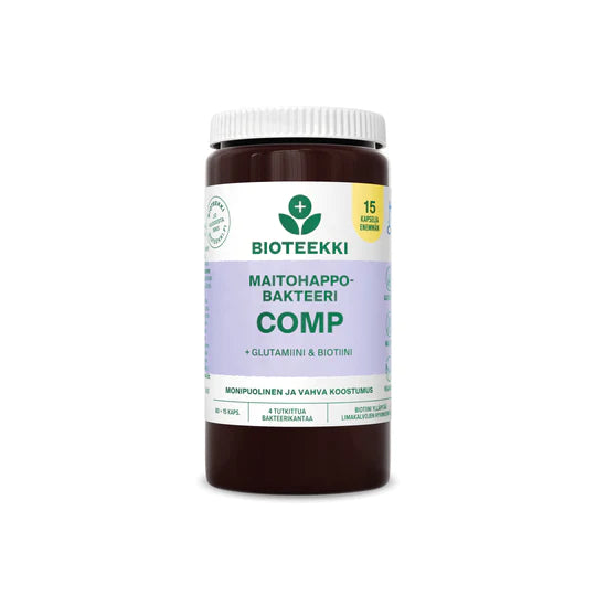 Bioteekki - Maitohappobakteeri Comp 80+15 kaps