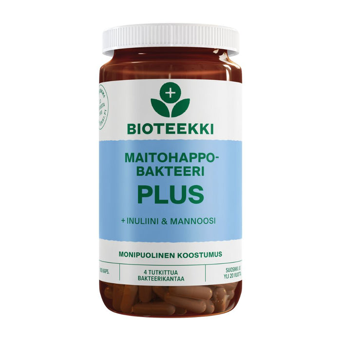 Bioteekki - Maitohappobakteeri plus 100 kaps
