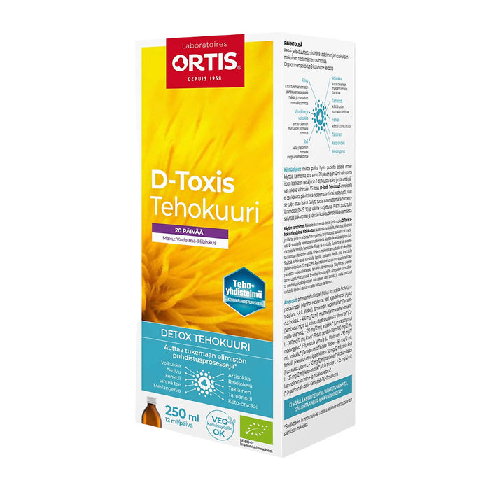 D-toxis Tehopuhdistuskuuri 250ml