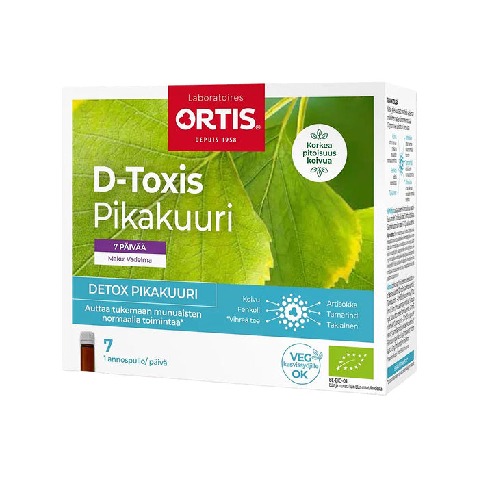 D-toxis Pikapuhdistuskuuri 7x15ml
