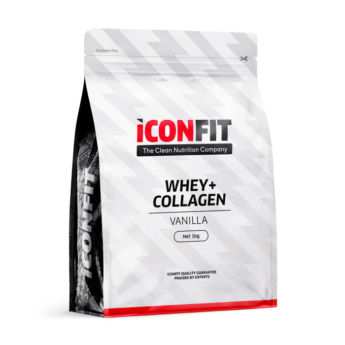 Whey+ Collagen vanilja 1000 g - Iconfit