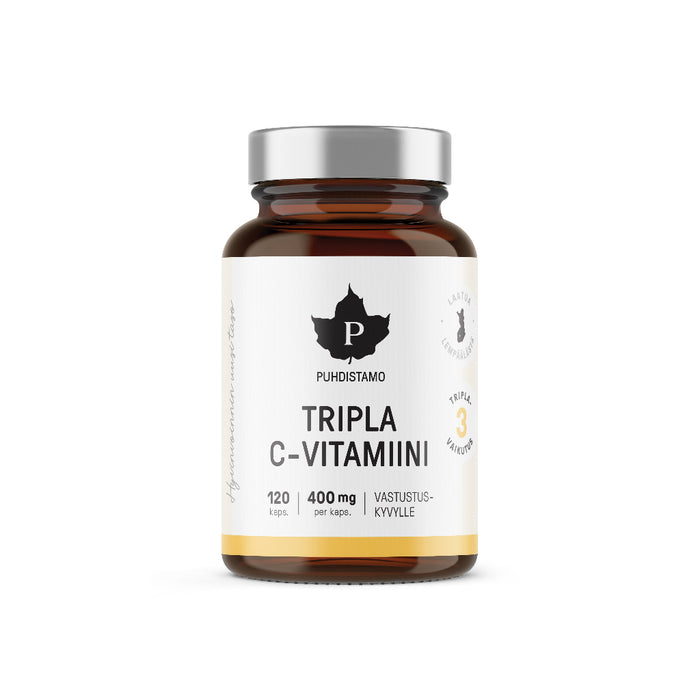 Tripla C-vitamiini 120 kaps - Puhdistamo