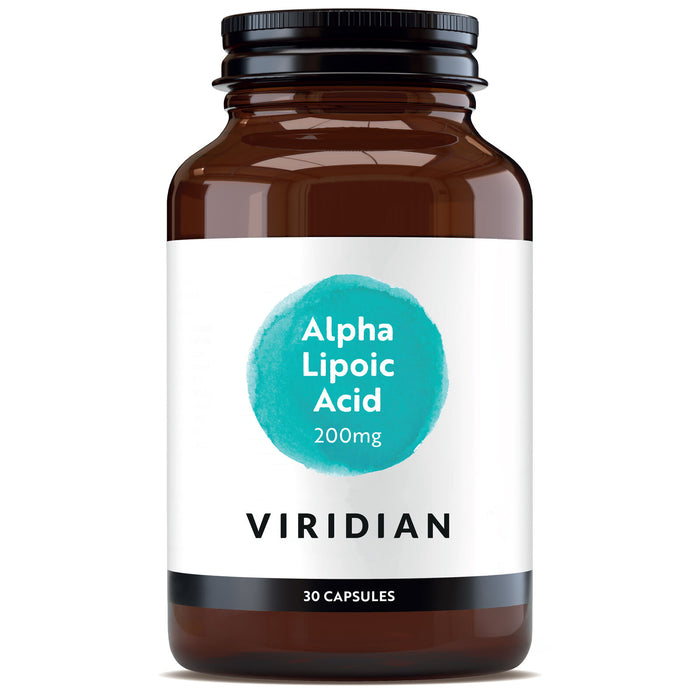 Viridian Alfalipoiinihappo 200mg 30 kaps