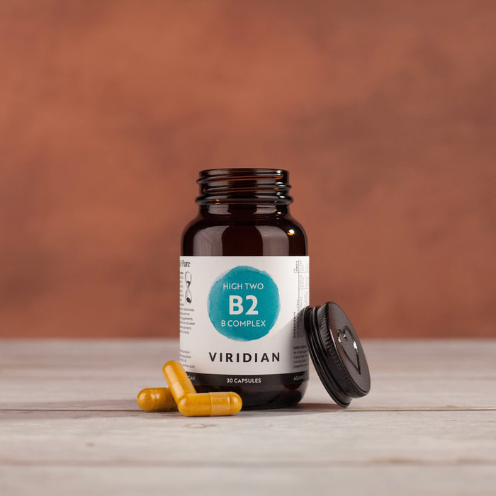 Viridian B2-vitamiinikompleksi 200 mg (Riboflaviini) 90 kaps.