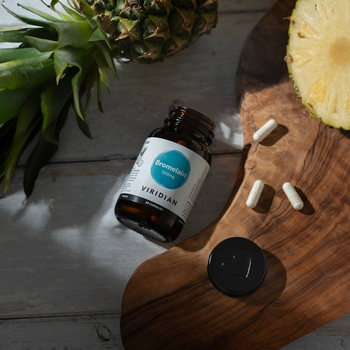 Viridian Bromelaiini 500 mg 90 kaps.