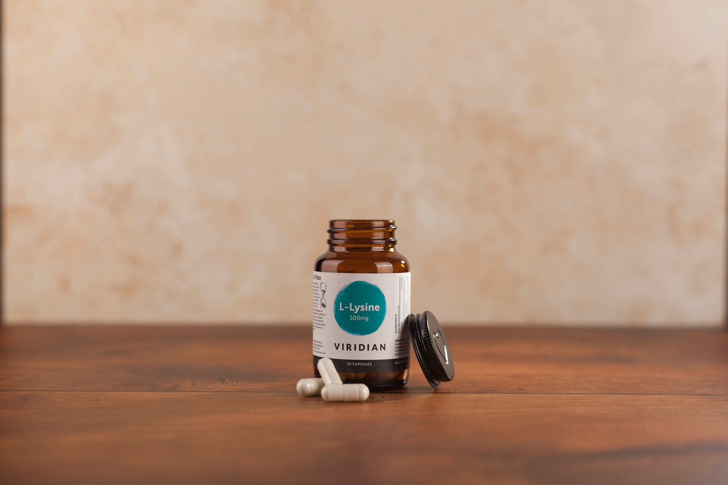 Viridian L-Lysiini (L-Lysine) 500mg 30 kaps