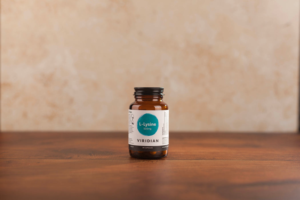 Viridian L-Lysiini (L-Lysine) 500mg 30 kaps