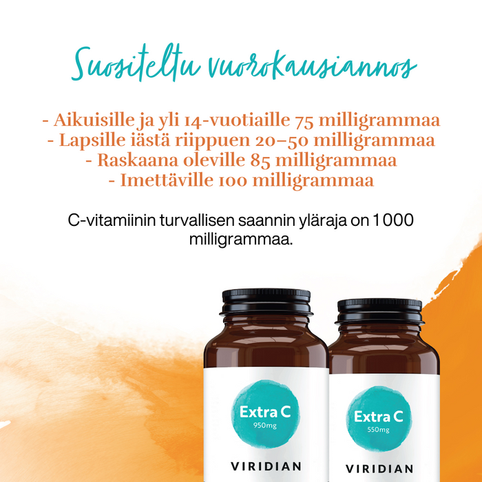 Viridian Extra C 550mg 30 kaps