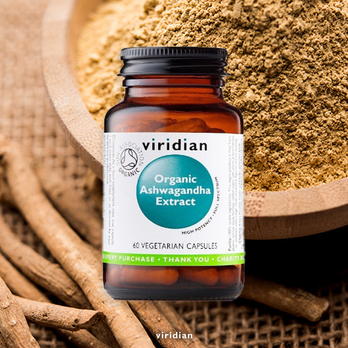 Viridian Luomu Ashwagandhauute (KSM-66) 60 kaps
