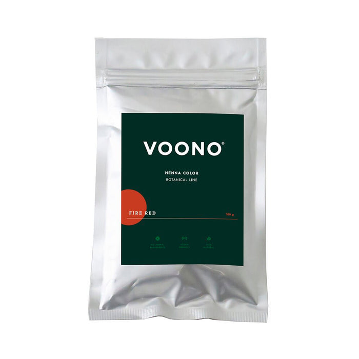 Voono Henna-kasvihiusväri, kirkkaanpunainen 100 g