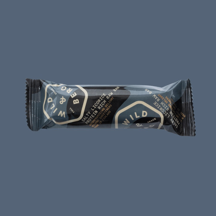 Lakritsi-Salmiakki Täysvälipala proteiinipatukka 40g