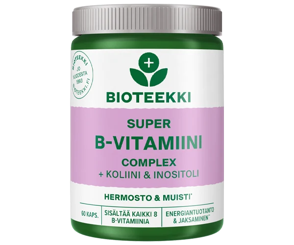 Super B-vitamiini 60 kaps - Bioteekki