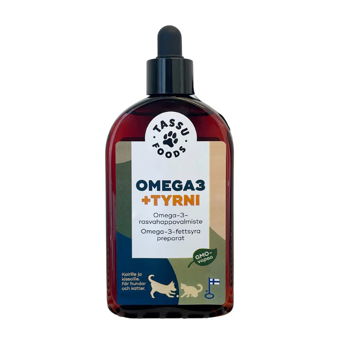 Tassu Omega3+Tyrni 100ml Huom. pvm 12.6.2026