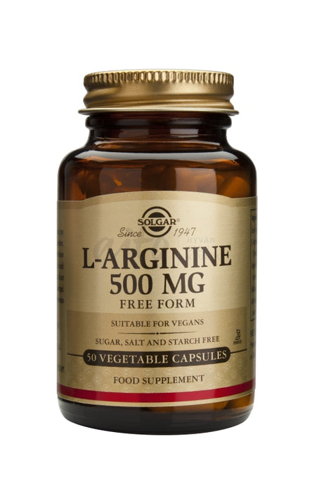 L-Arginiini (L-Arginine) 500 Mg 50 Kpl - Solgar Luontaistuotteet Misc