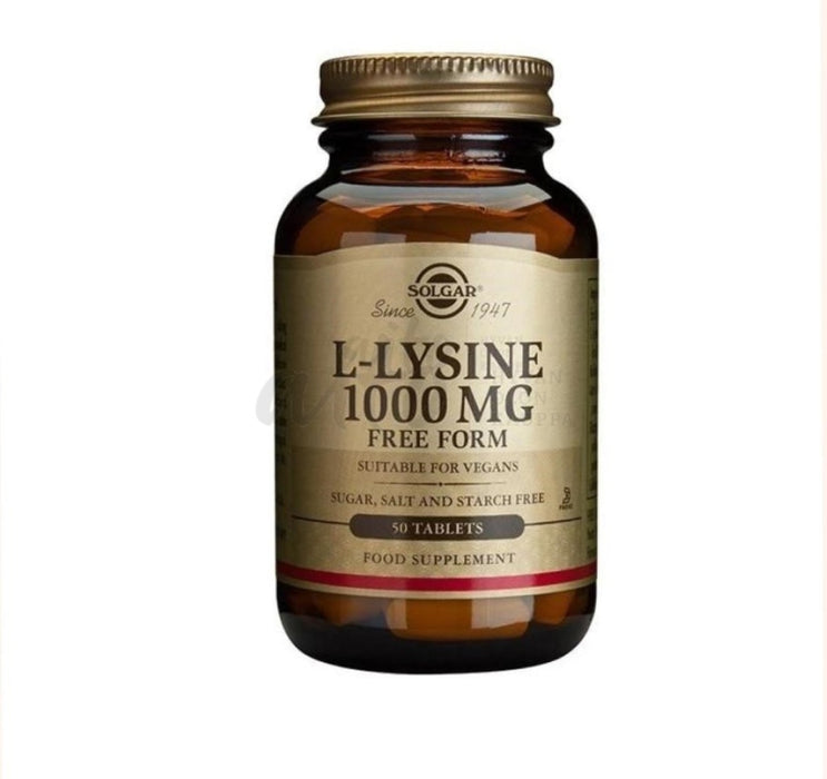 L-Lysine (Lysiini) 1000Mg 100 Tbl - Solgar Misc