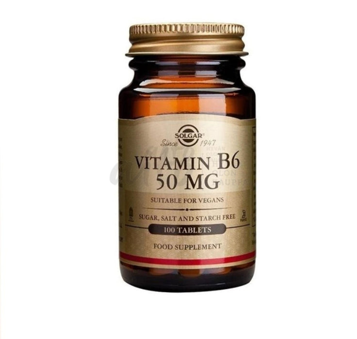 Vitamin B6 50 Mg 100 Tbl - Solgar Misc
